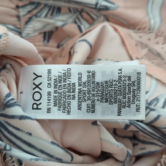 Roxy Floral Romper Size Small Lace Detail - Picture 12 of 15